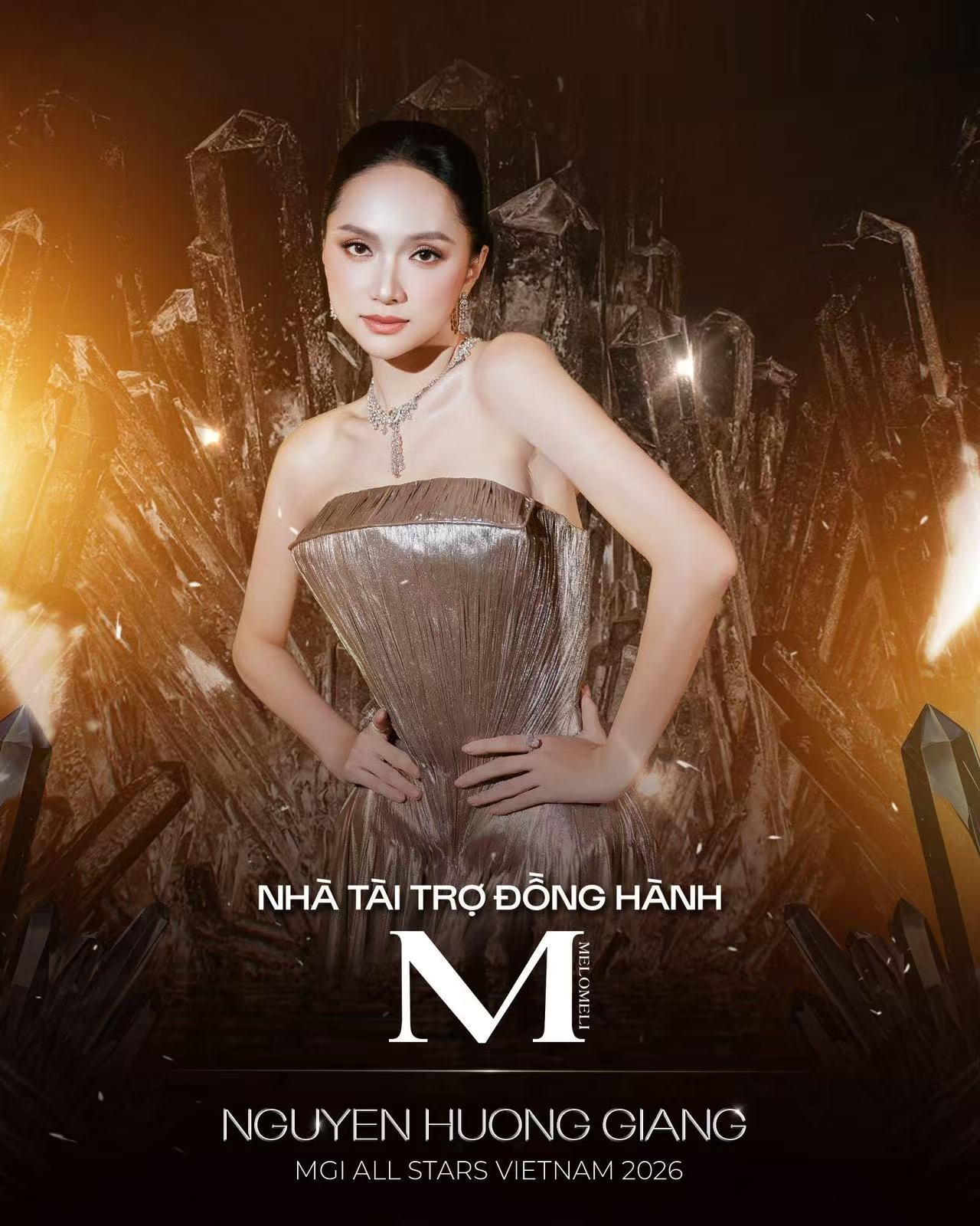 Vietnamese entertainer Huong Giang was appointed promotional partner for the Korean MELOMELI cleansing water campaign.
